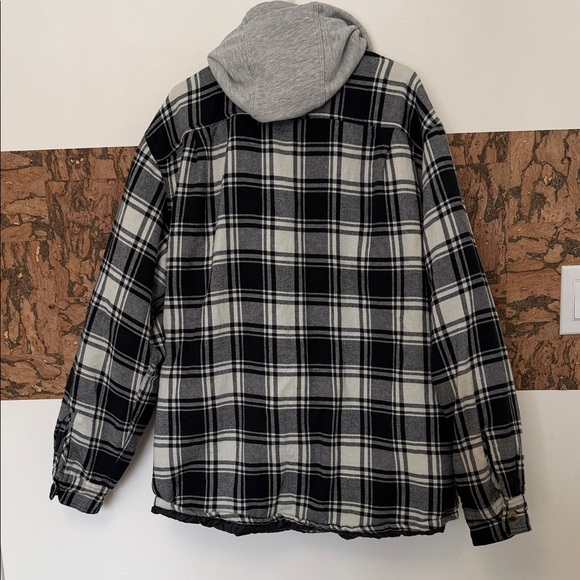 Wrangler Checkered Hooded Jacket - Picture 4 of 5